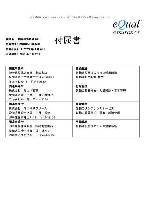 ISO9001 品質方針