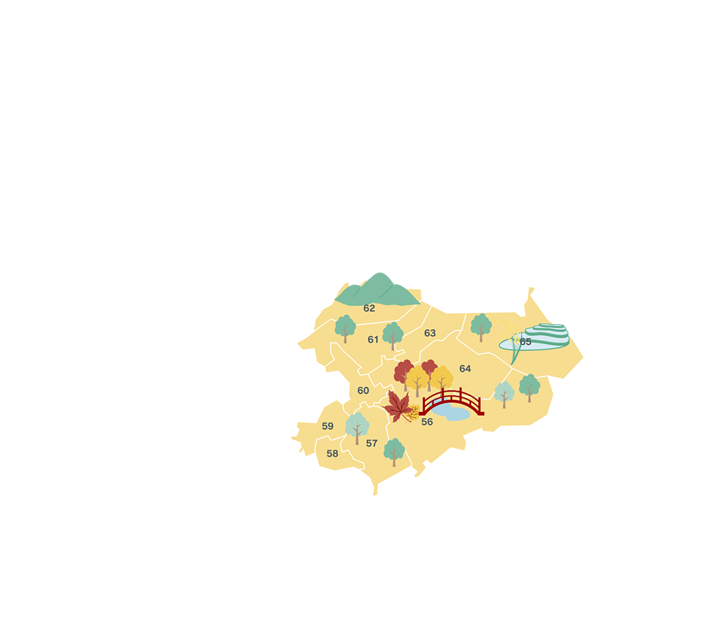 豊田市 足助地域 マップ