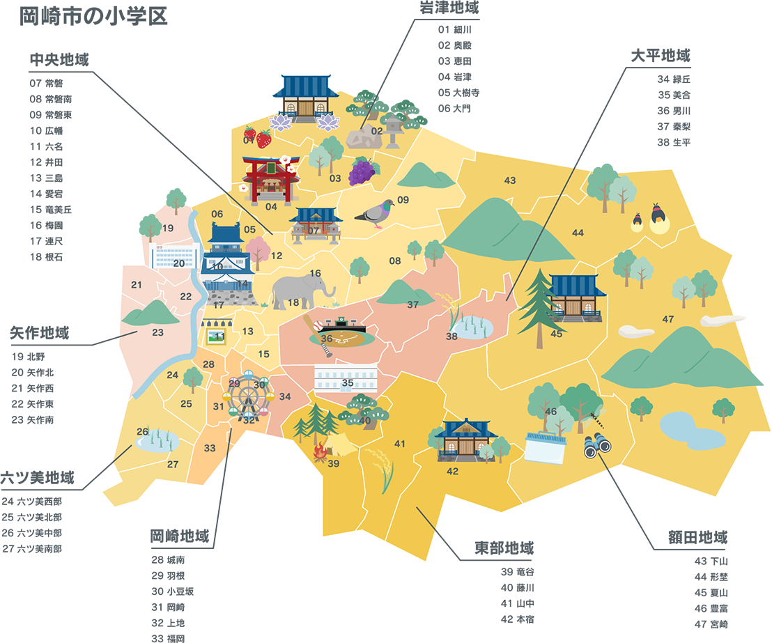 岡崎市 全域マップ