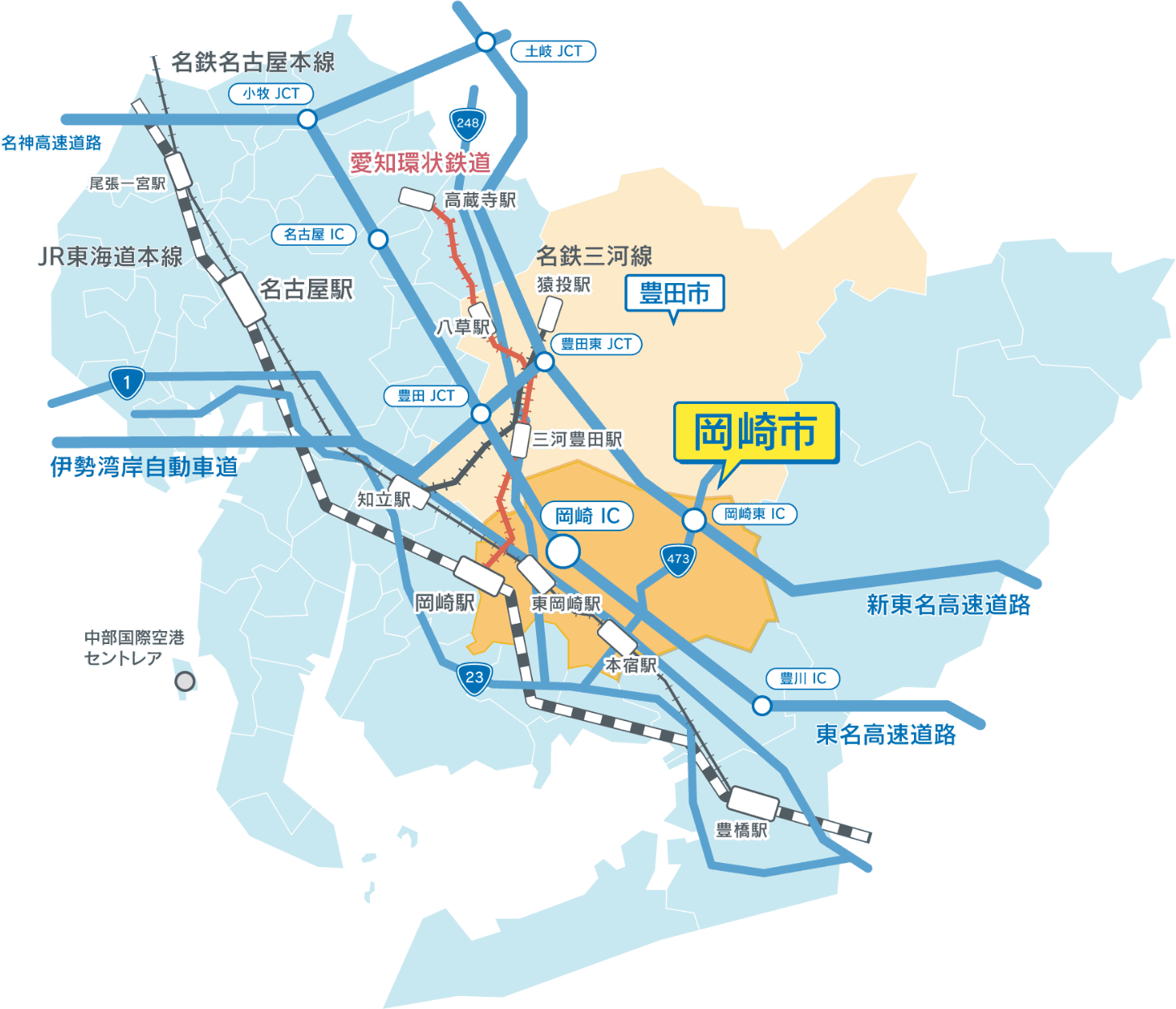 岡崎市 地図