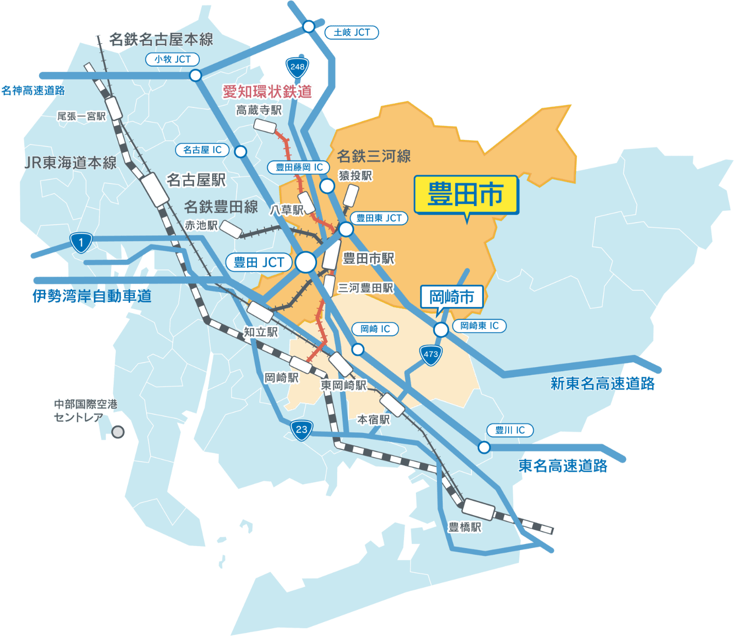 豊田市 地図