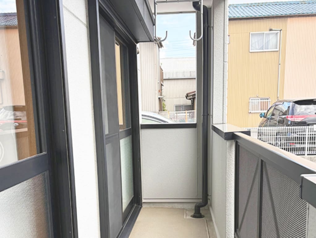 ミユキ商事 ヴィラ葵 アパート バルコニー